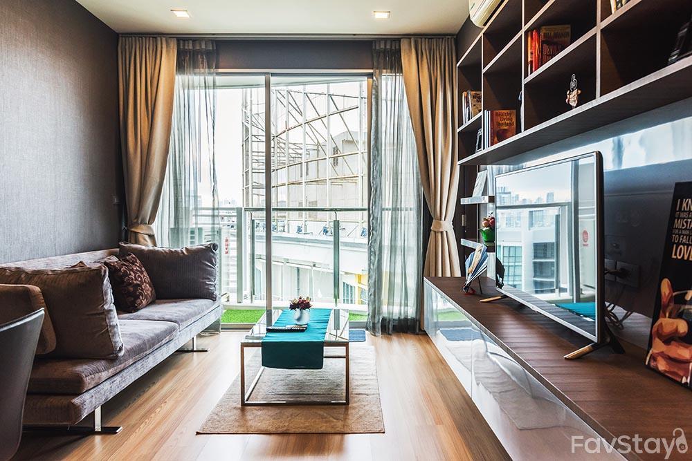 Bangkok Sky Walk Apartment Bagian luar foto